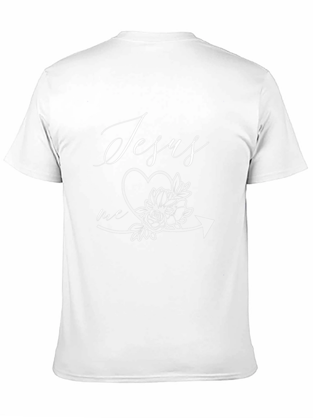 Jesus Loves Me Floral Arrow Tee