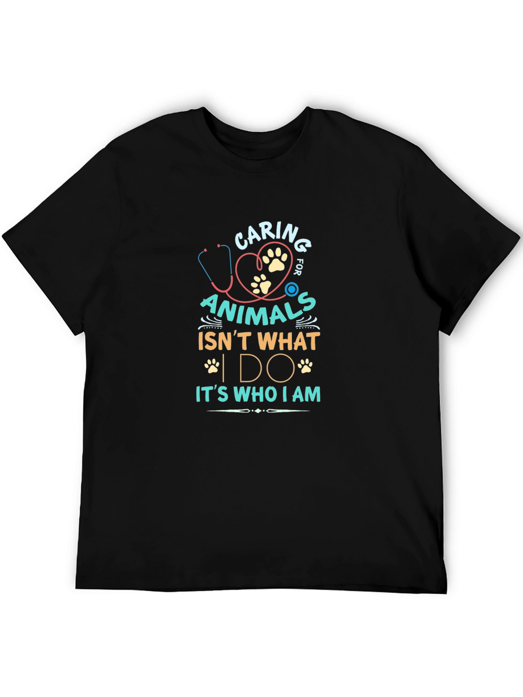 Caring for Animals Graphic T-Shirt