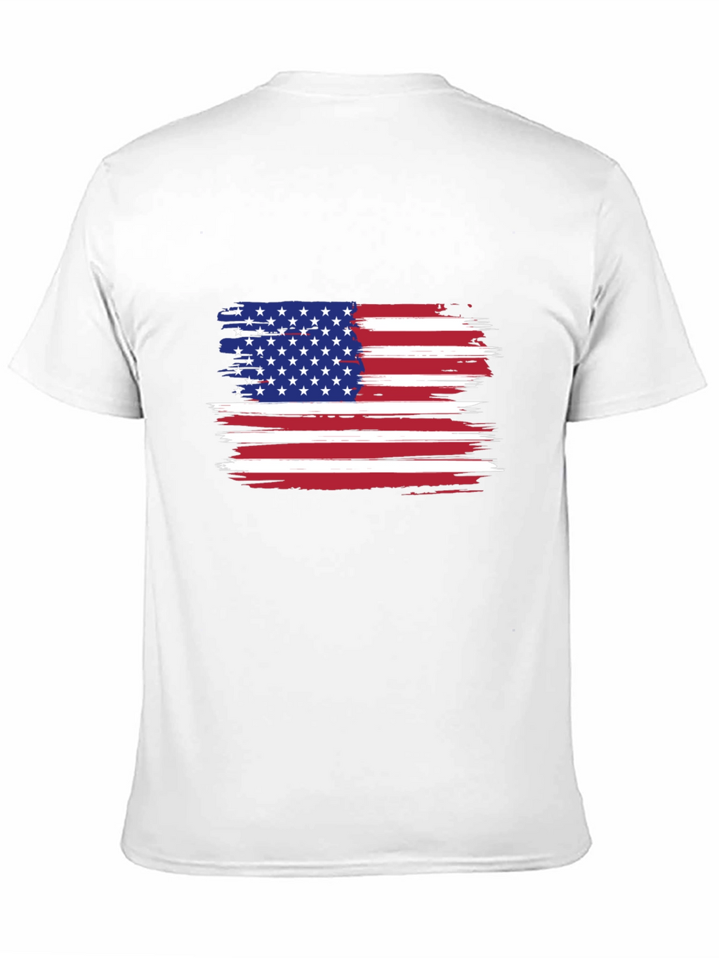 American Flag Distressed Graphic T-Shirt
