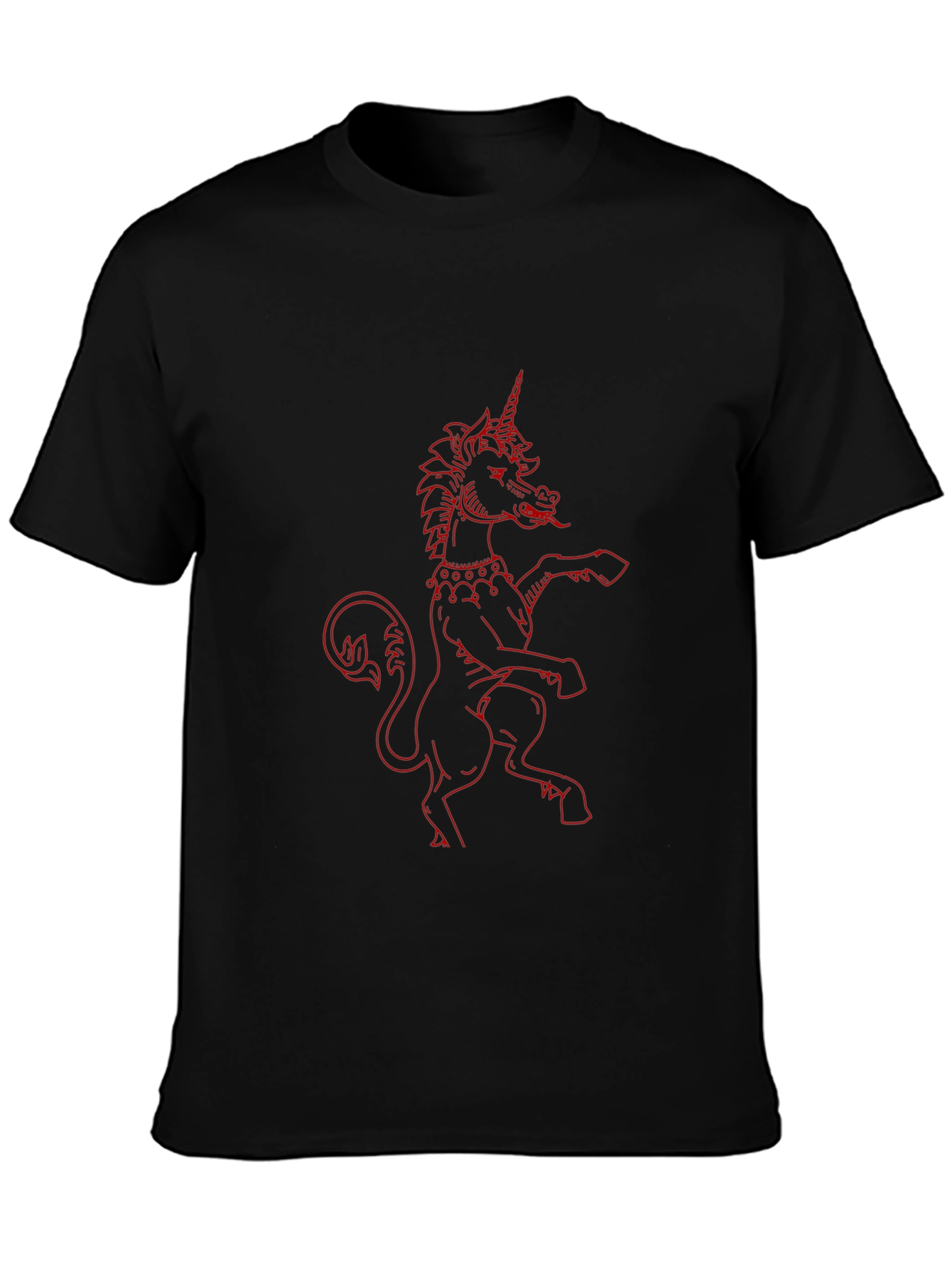 Black Unicorn Graphic T-Shirt