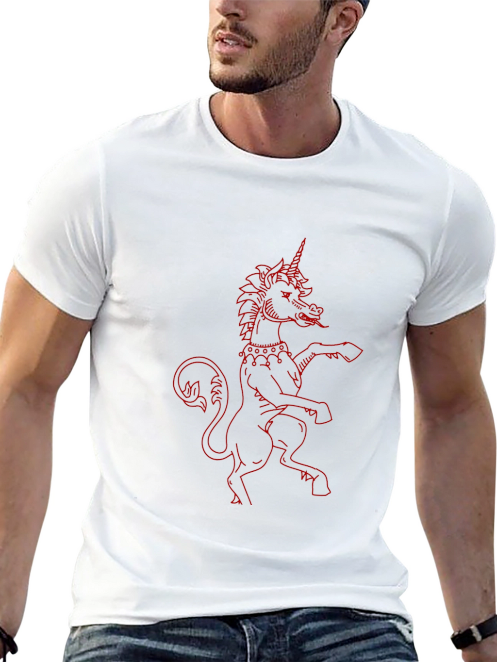 Black Unicorn Graphic T-Shirt