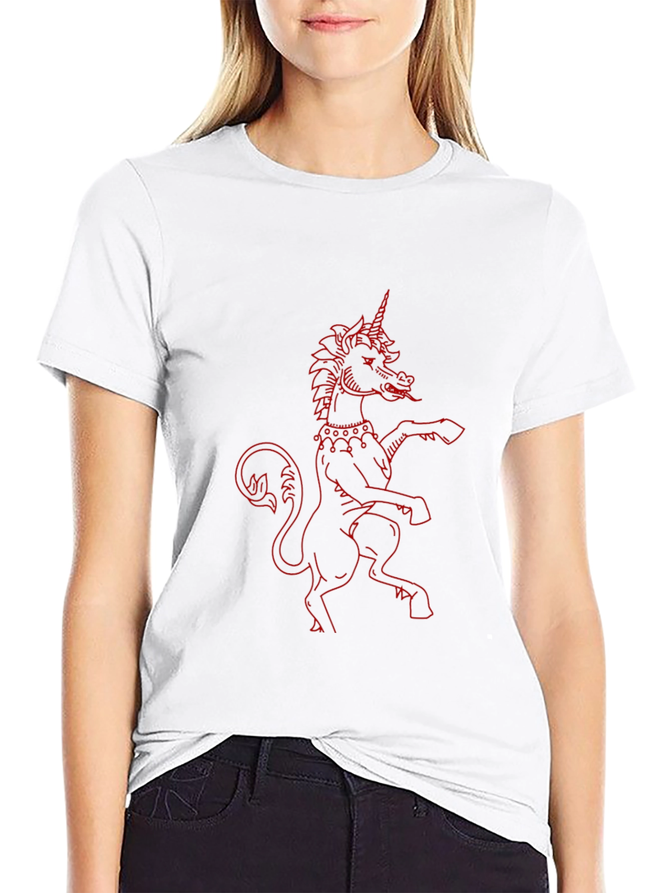 Black Unicorn Graphic T-Shirt