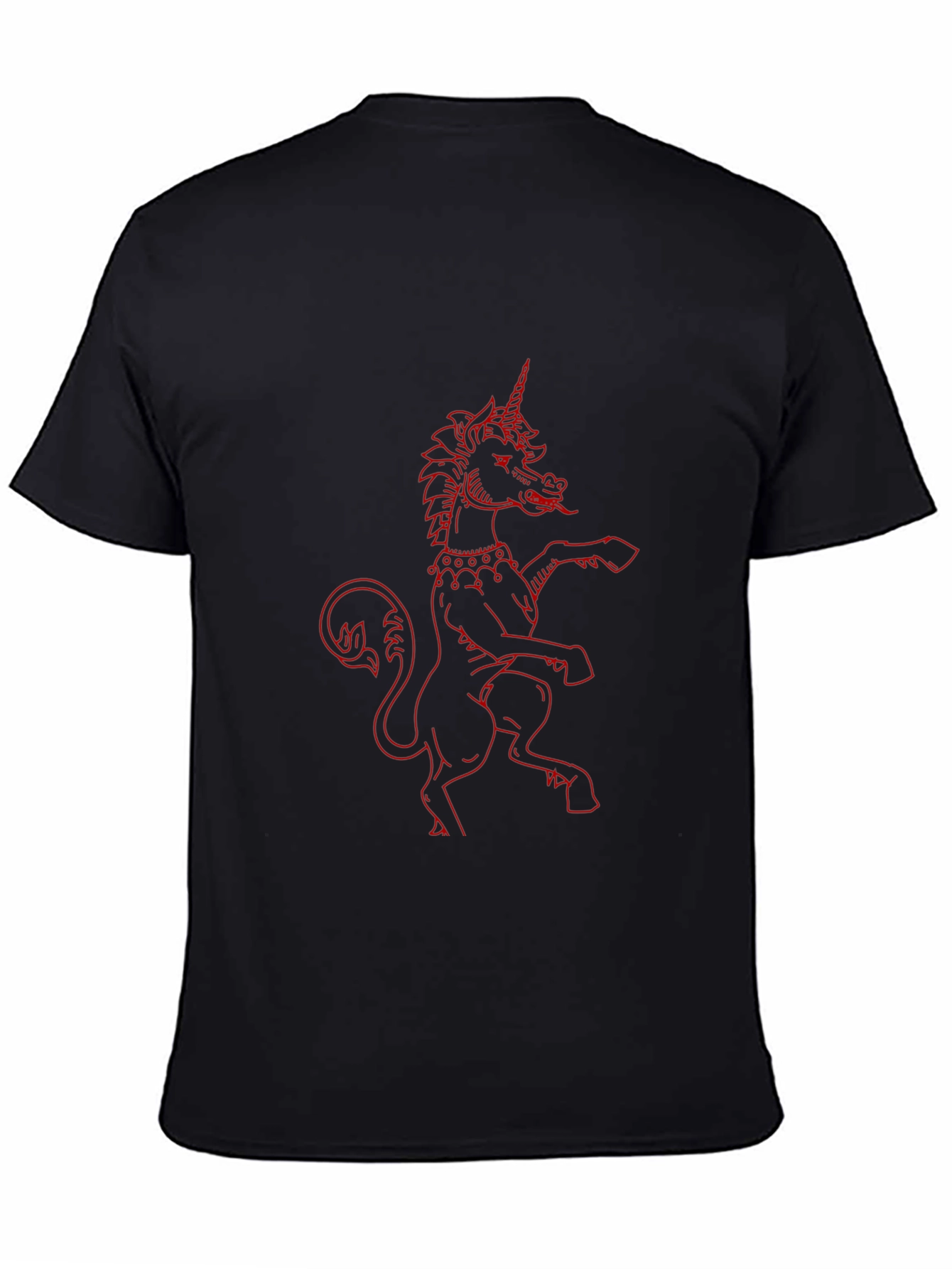 Black Unicorn Graphic T-Shirt