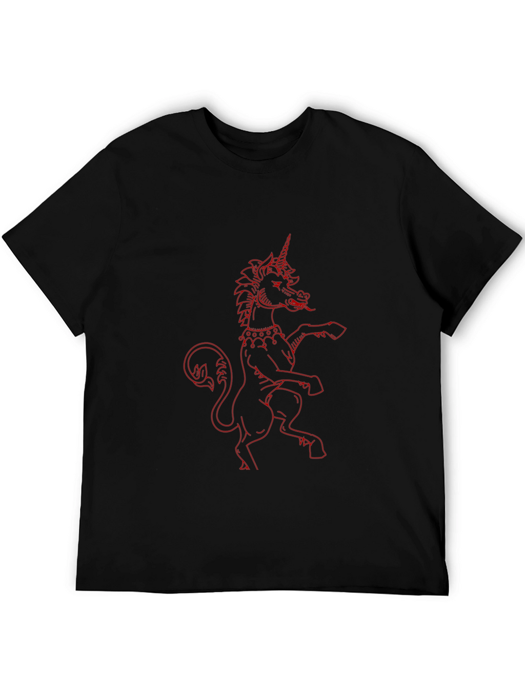 Black Unicorn Graphic T-Shirt