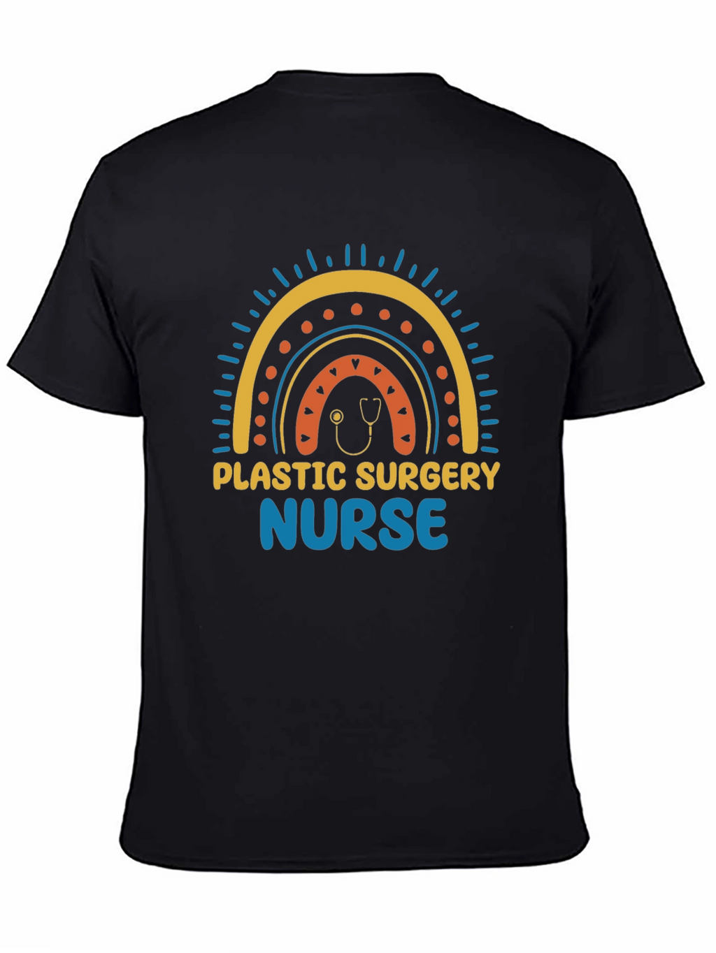Plastic Surgery Nurse Rainbow Graphic Tee