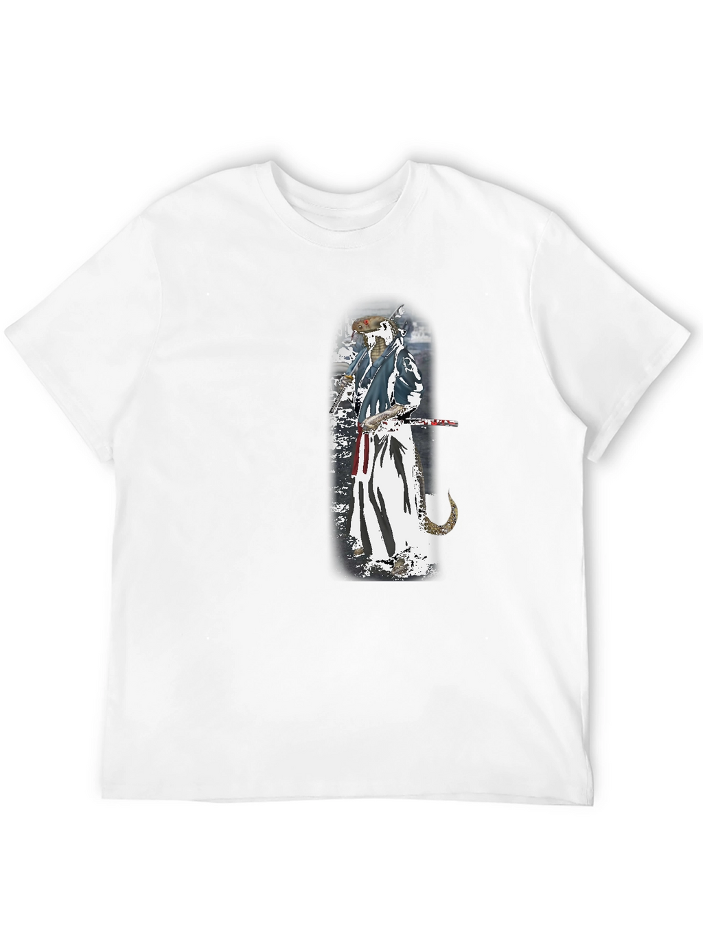 Samurai Rat T-Shirt - Unique Graphic Tee