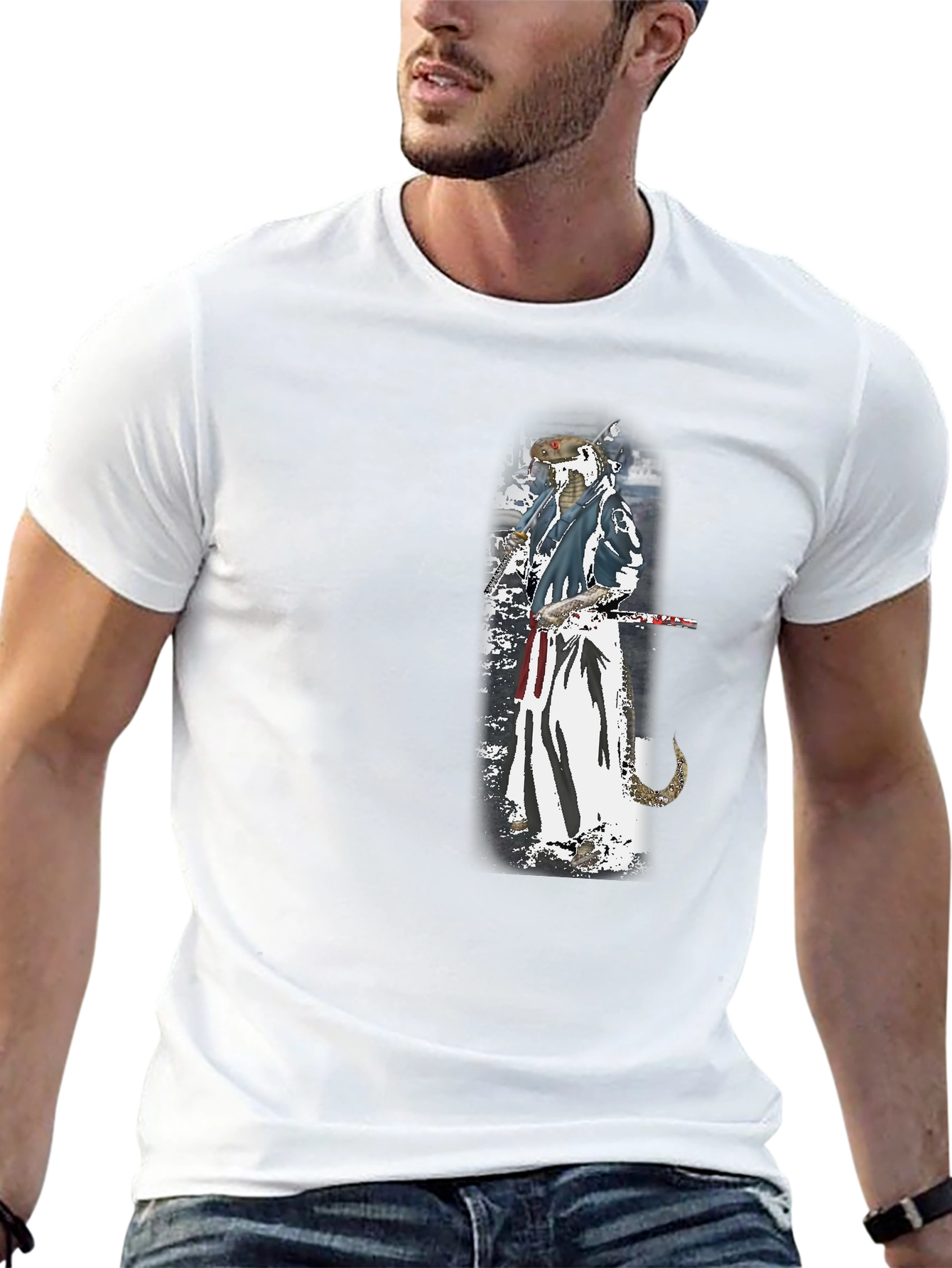Samurai Rat T-Shirt - Unique Graphic Tee