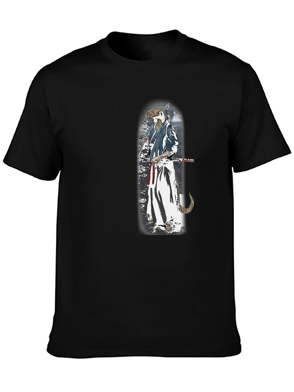 Samurai Rat T-Shirt - Unique Graphic Tee