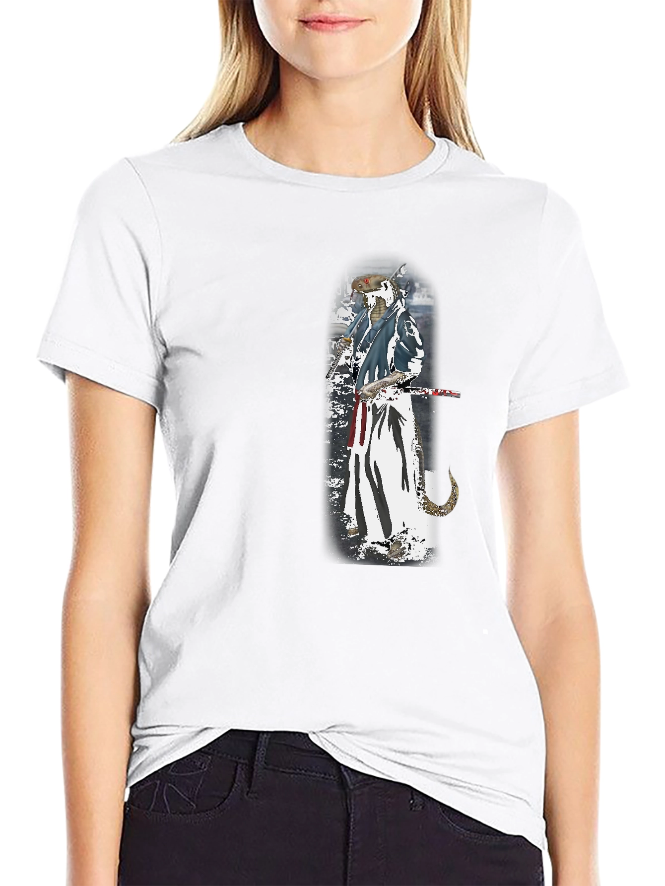 Samurai Rat T-Shirt - Unique Graphic Tee
