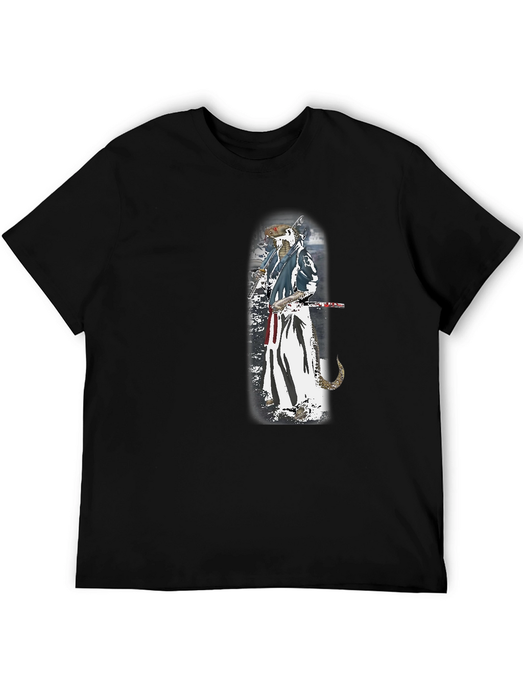 Samurai Rat T-Shirt - Unique Graphic Tee