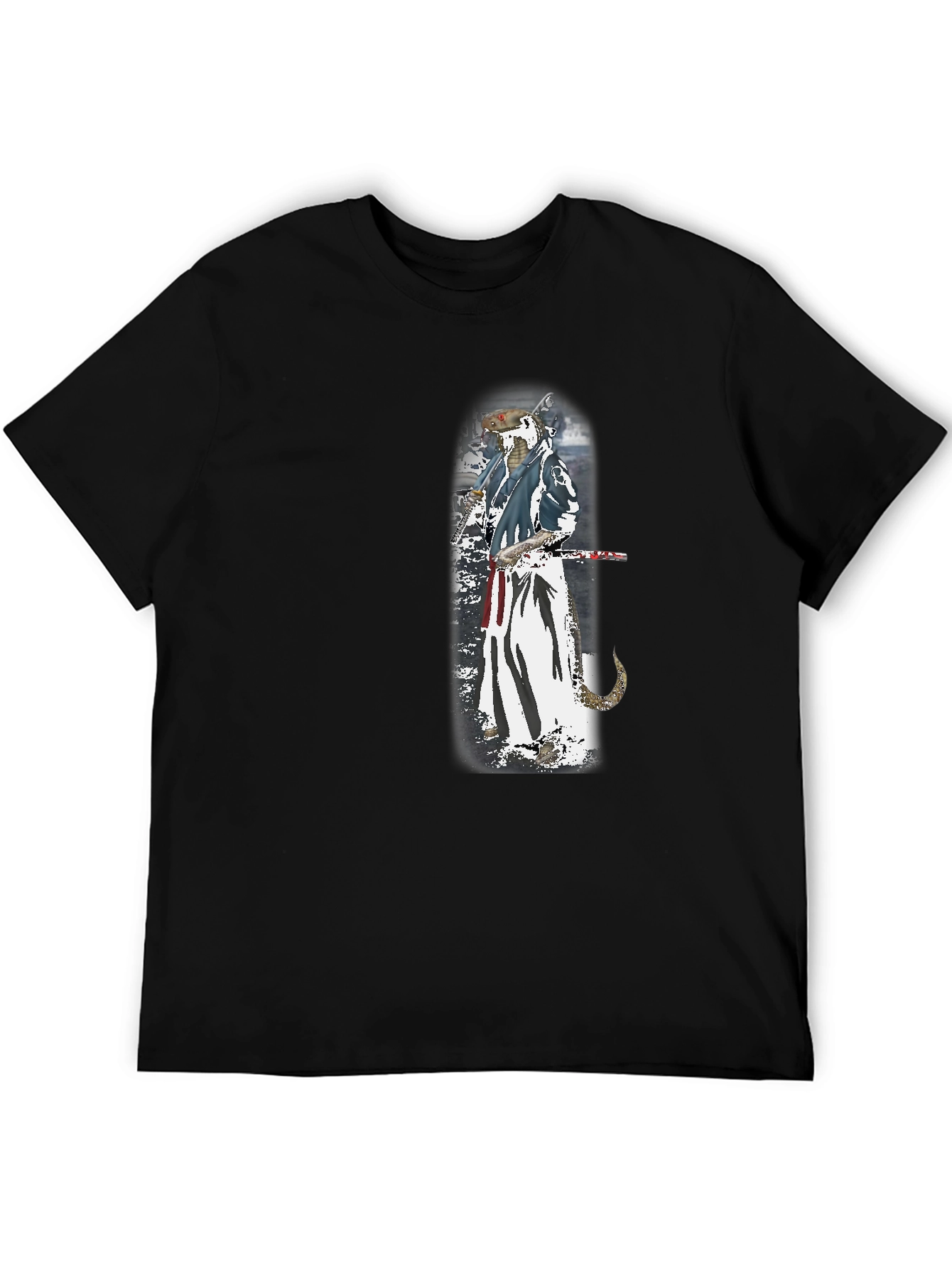 Samurai Rat T-Shirt - Unique Graphic Tee