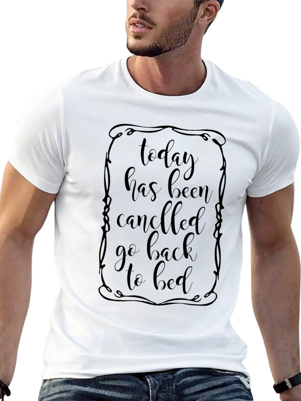 Today Cancelled Graphic Tee - Back to Bed T-Shirt