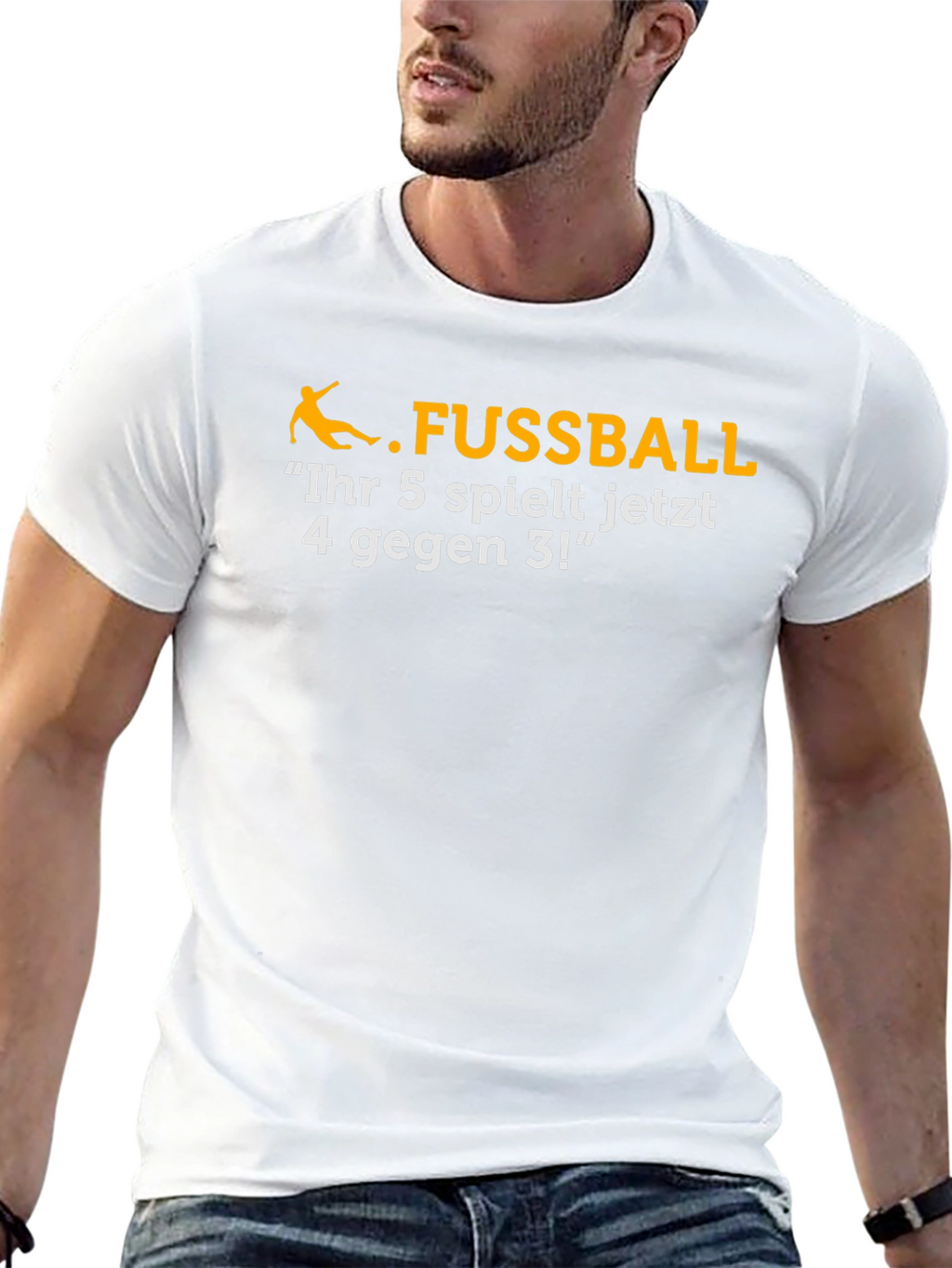 Funny Soccer T-Shirt - Ihr 5 spielt jetzt...