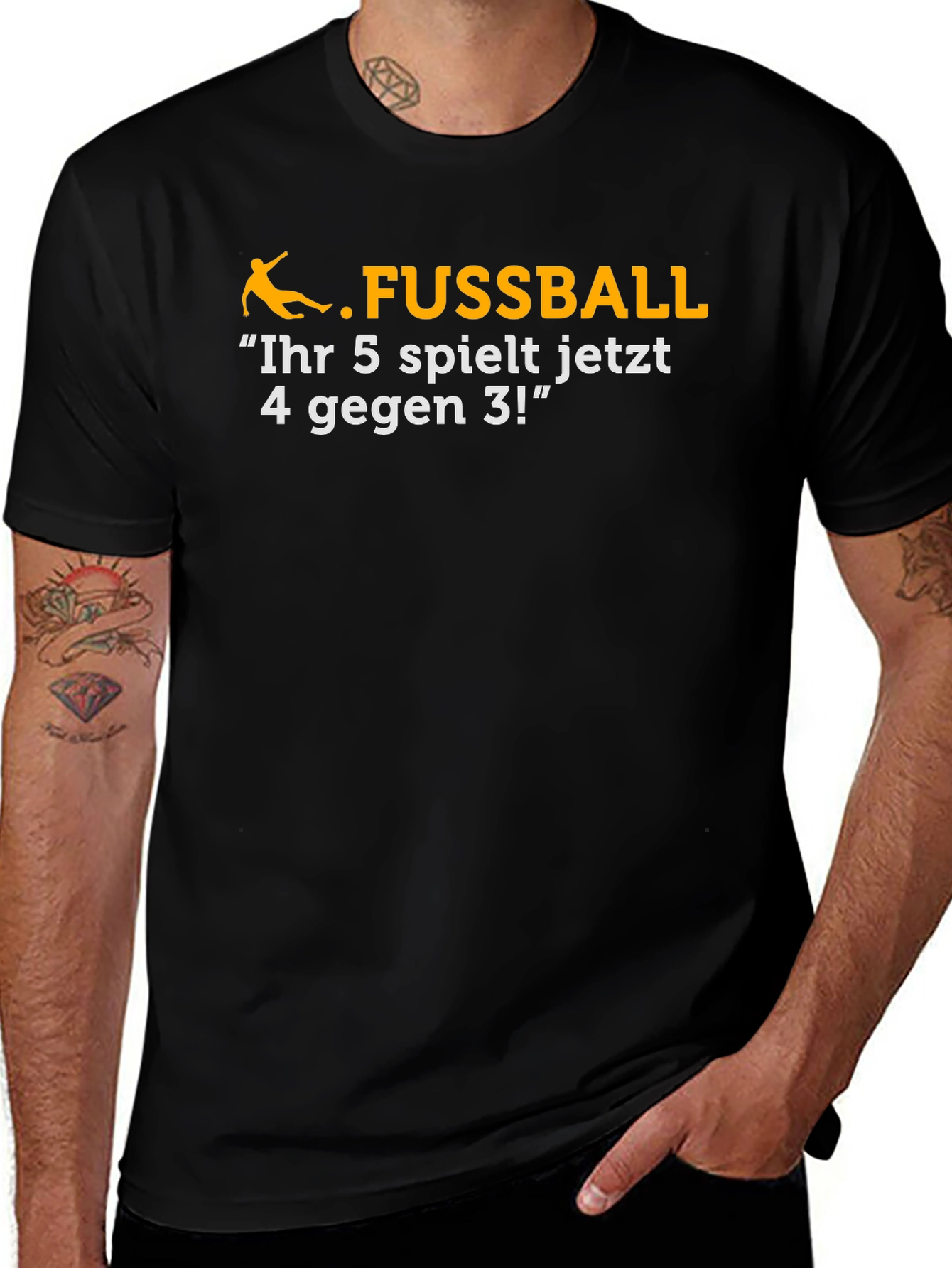 Funny Soccer T-Shirt - Ihr 5 spielt jetzt...