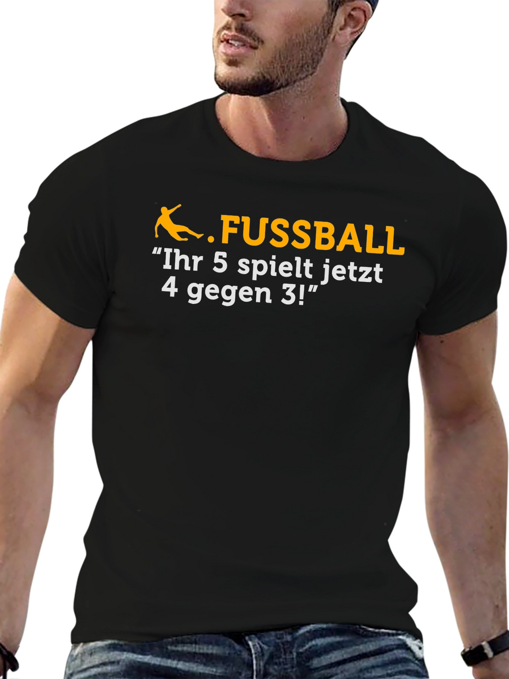 Funny Soccer T-Shirt - Ihr 5 spielt jetzt...