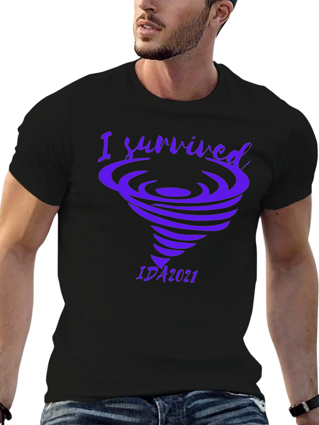 I Survived IDA 2021 Tornado Graphic T-Shirt