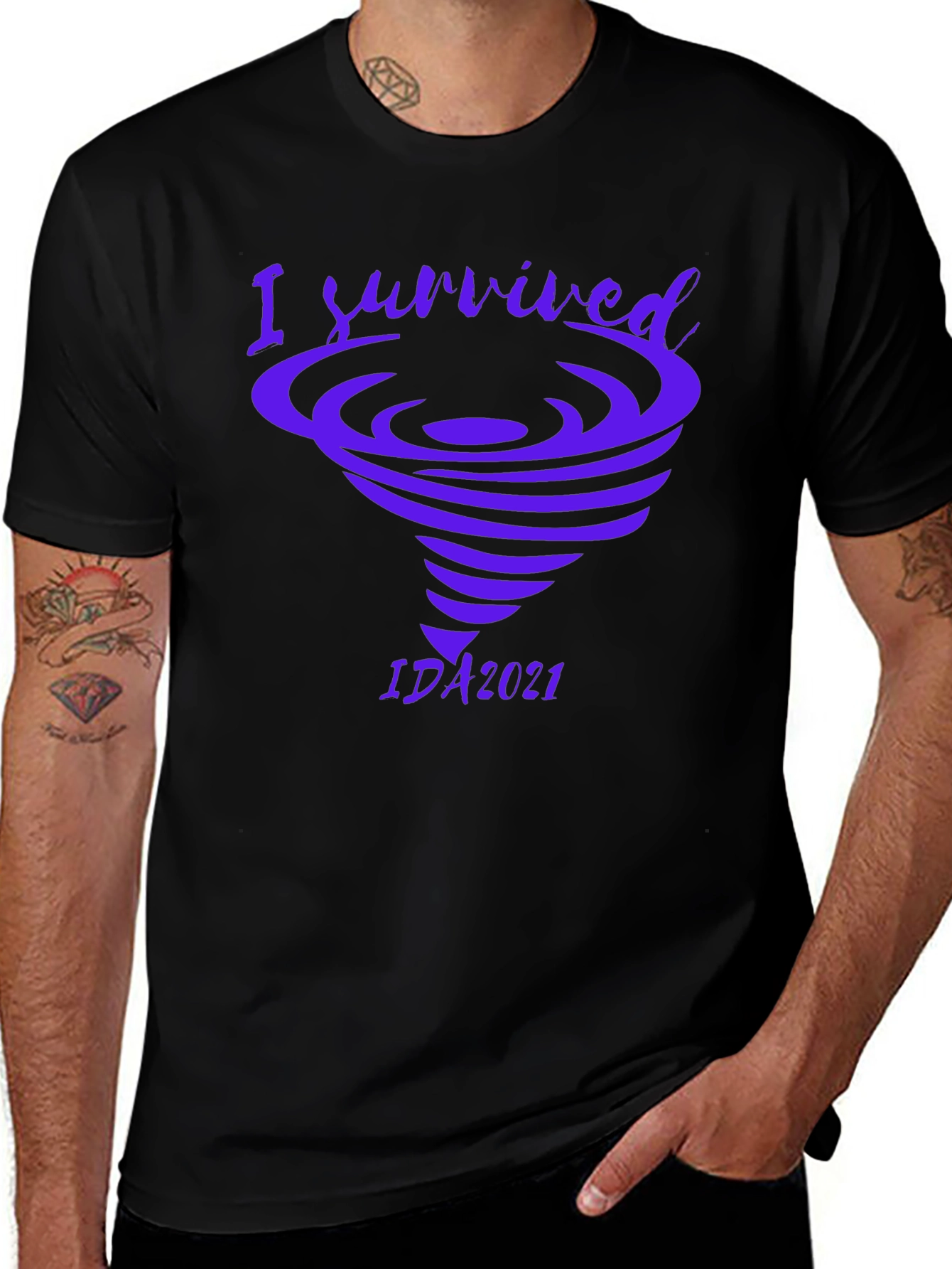 I Survived IDA 2021 Tornado Graphic T-Shirt