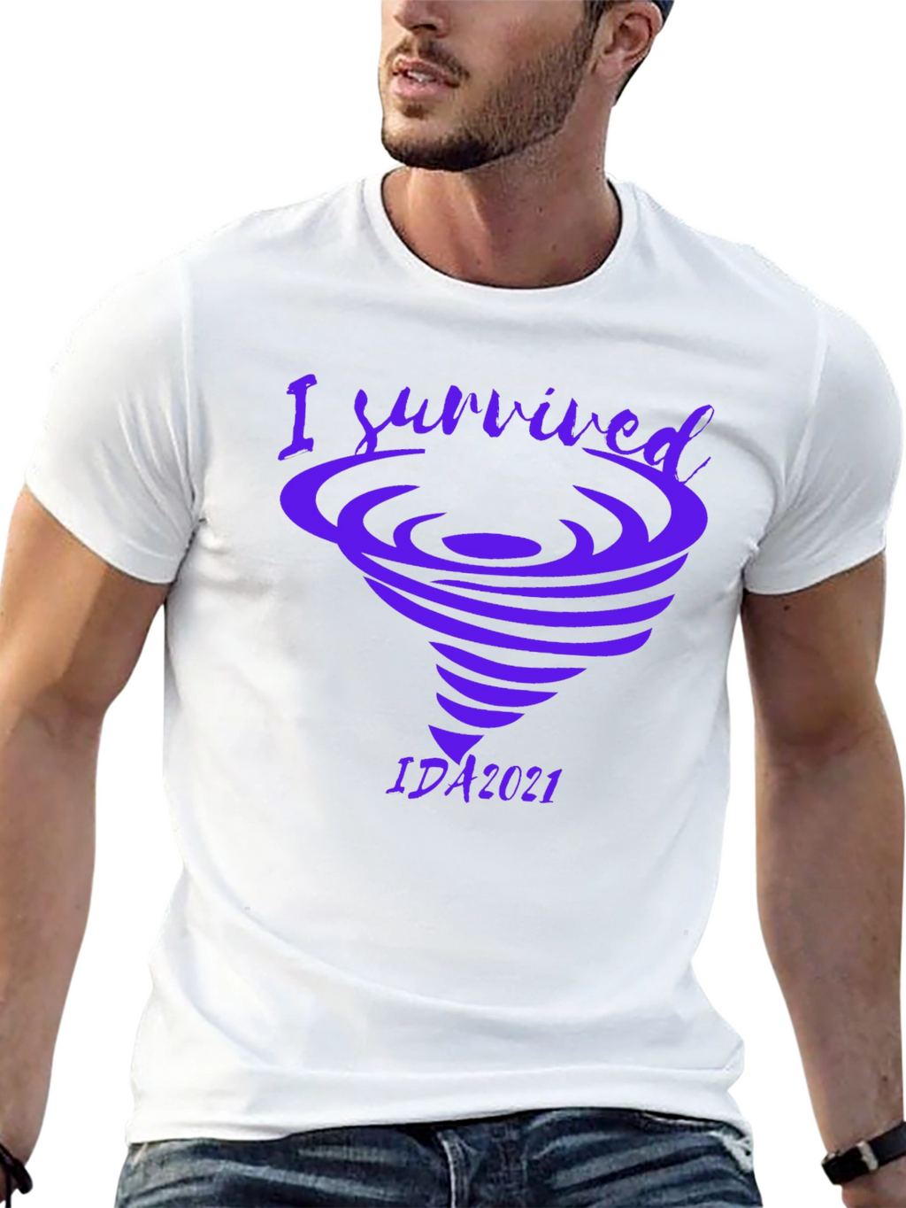 I Survived IDA 2021 Tornado Graphic T-Shirt