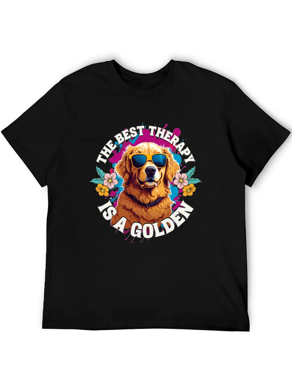 Golden Retriever Therapy T-Shirt