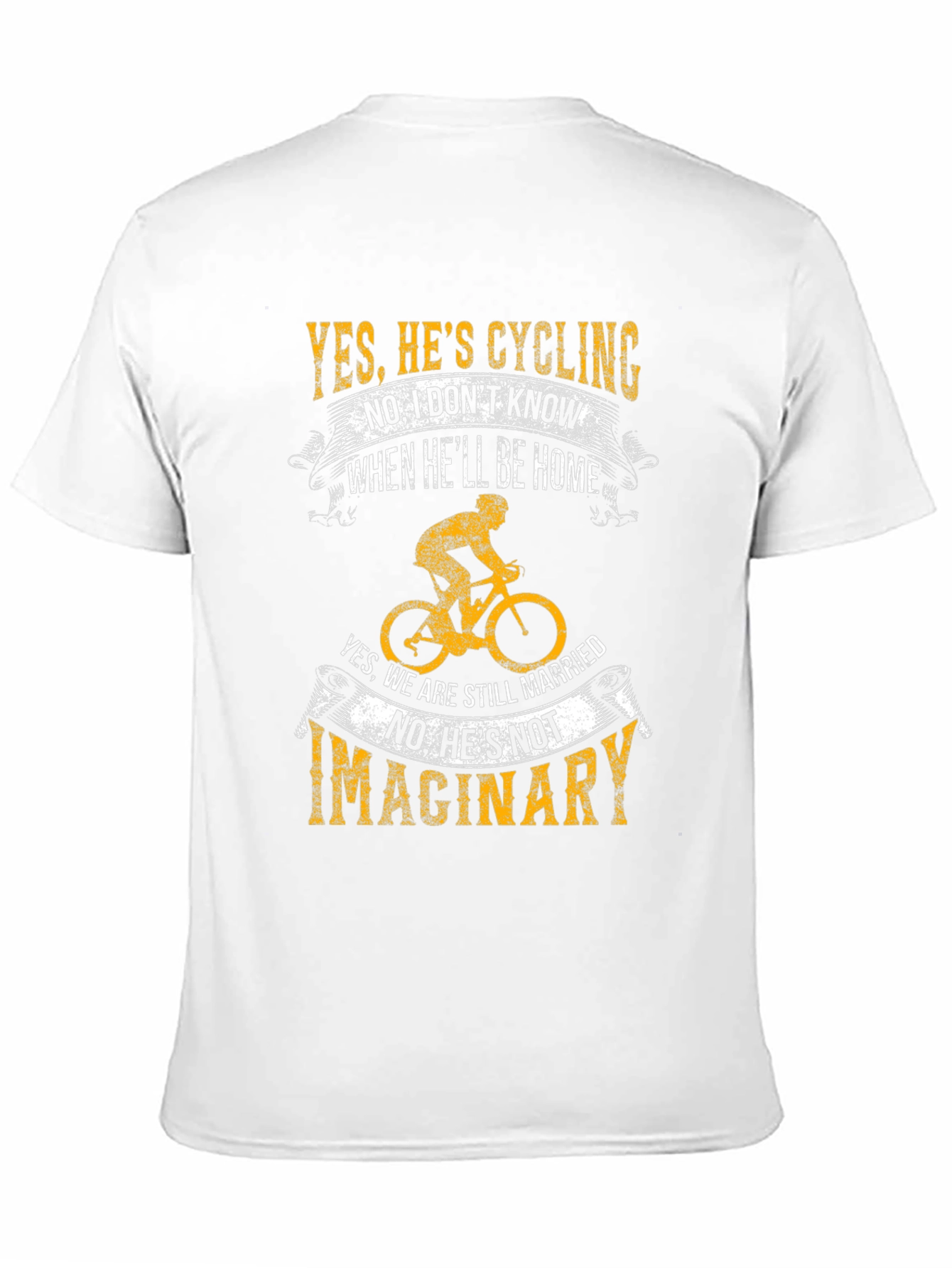 Cycling Lovers Tee - Yes Hes Cycling T-Shirt