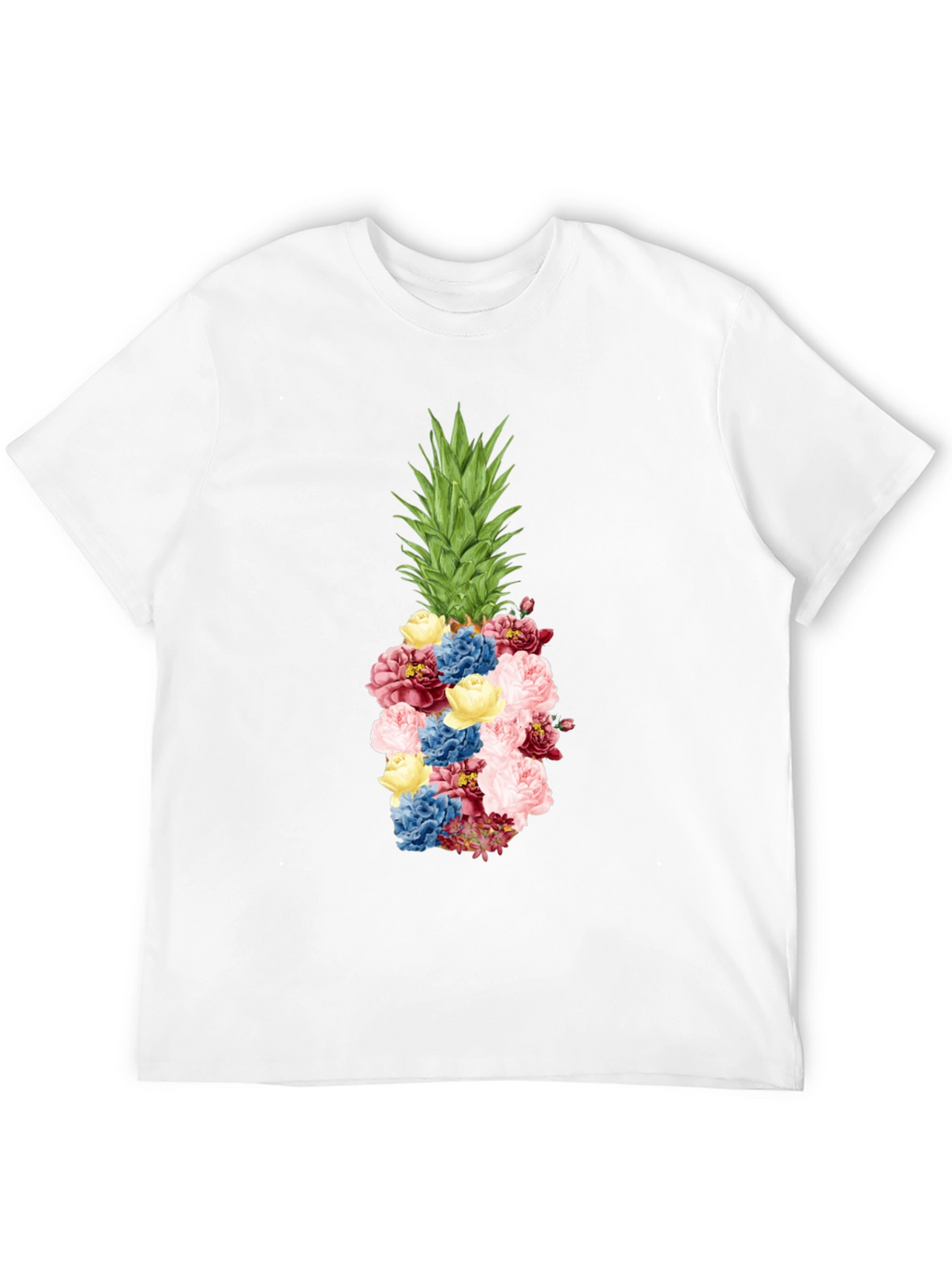 Floral Pineapple Graphic Tee