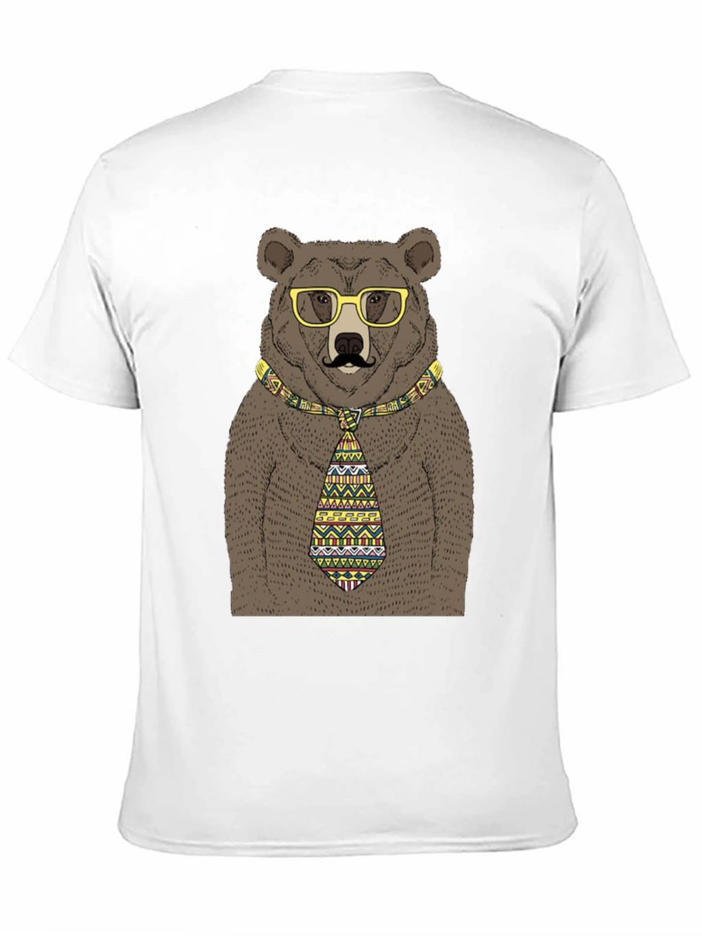 Bear with Glasses and Tie T-Shirt