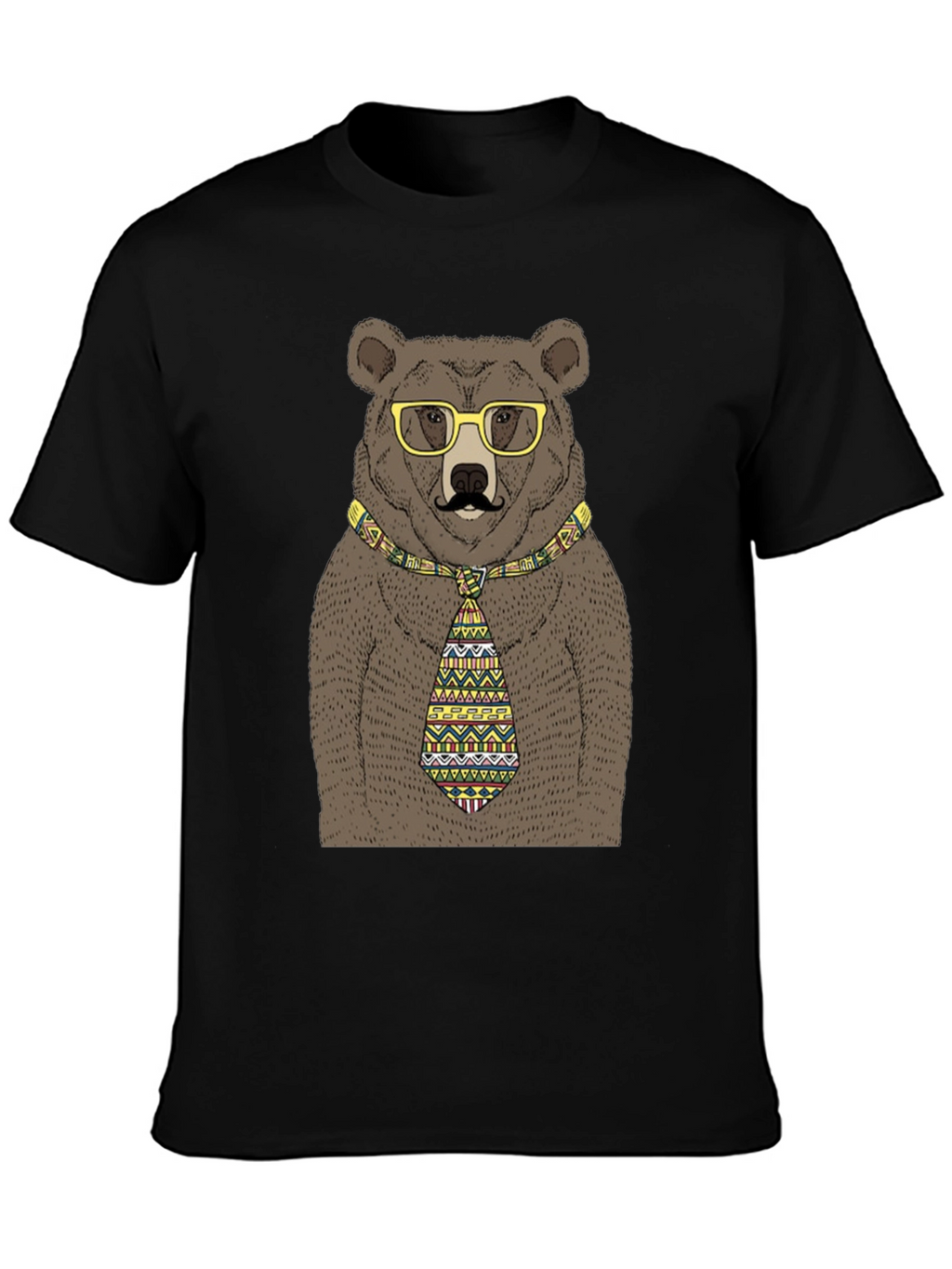 Bear with Glasses and Tie T-Shirt