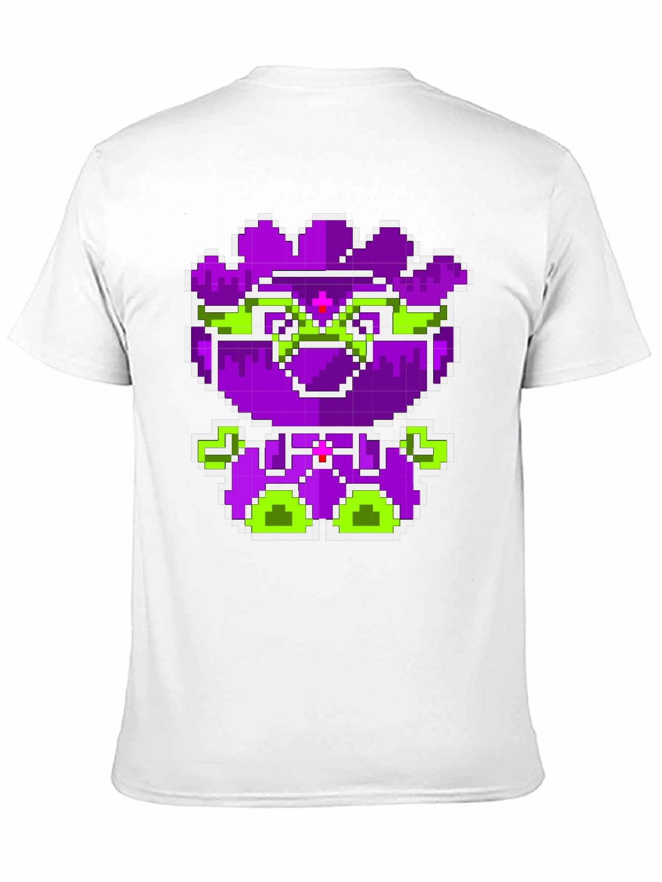Pixel Art Monster Graphic T-Shirt