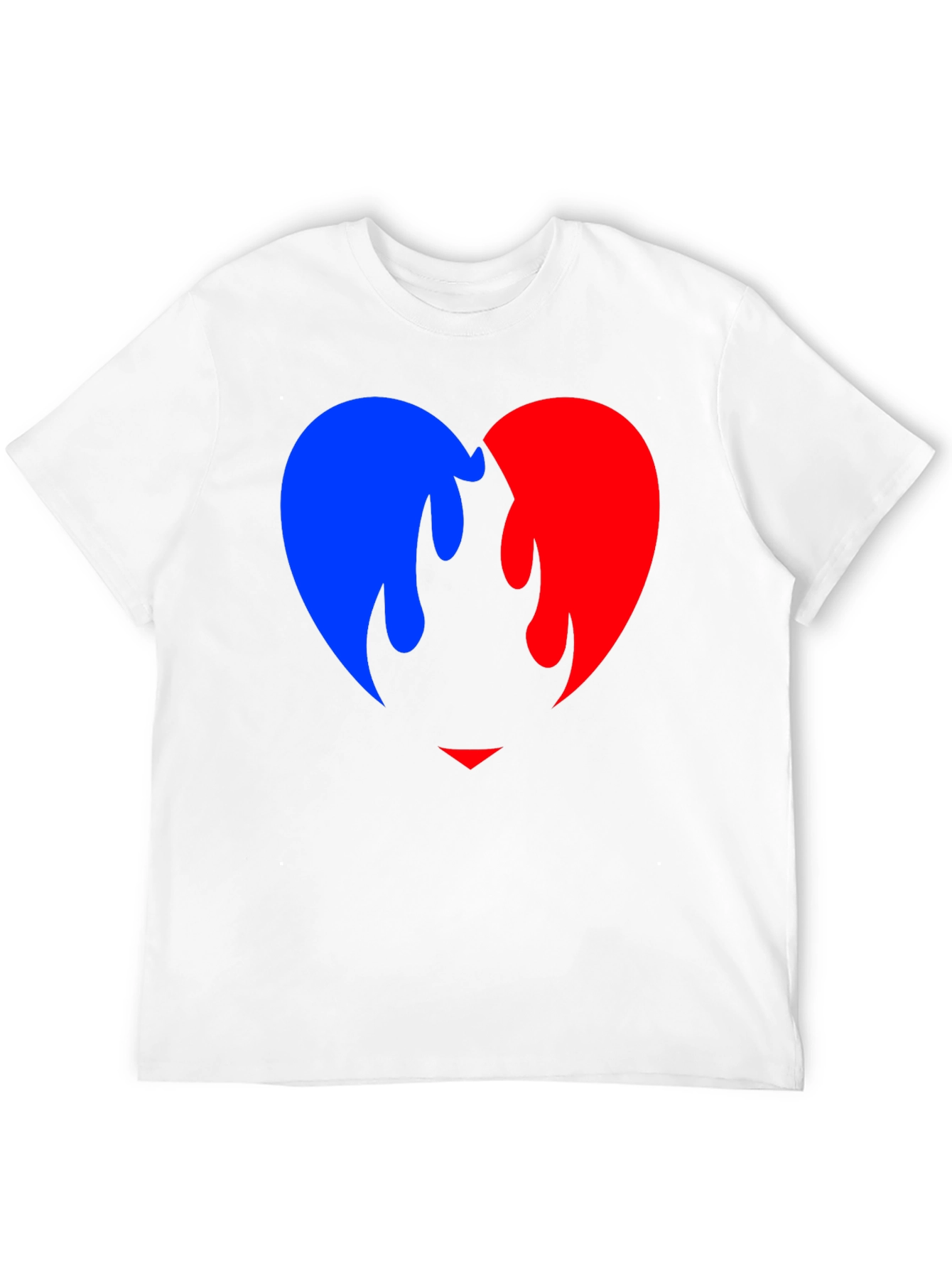 Flaming Heart Graphic Black T-Shirt