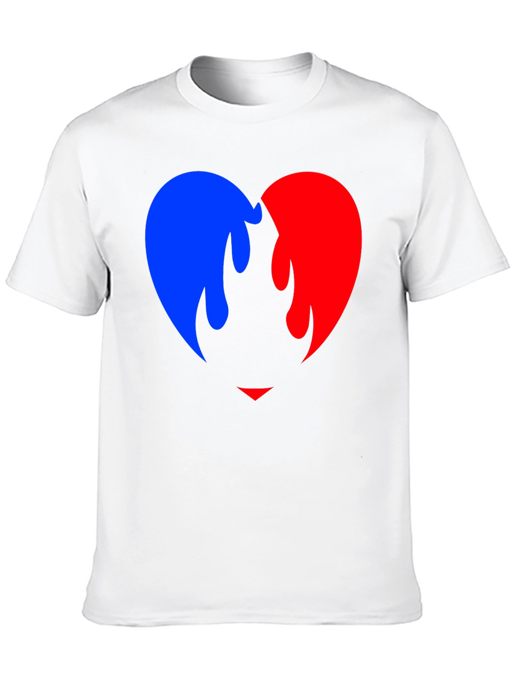 Flaming Heart Graphic Black T-Shirt