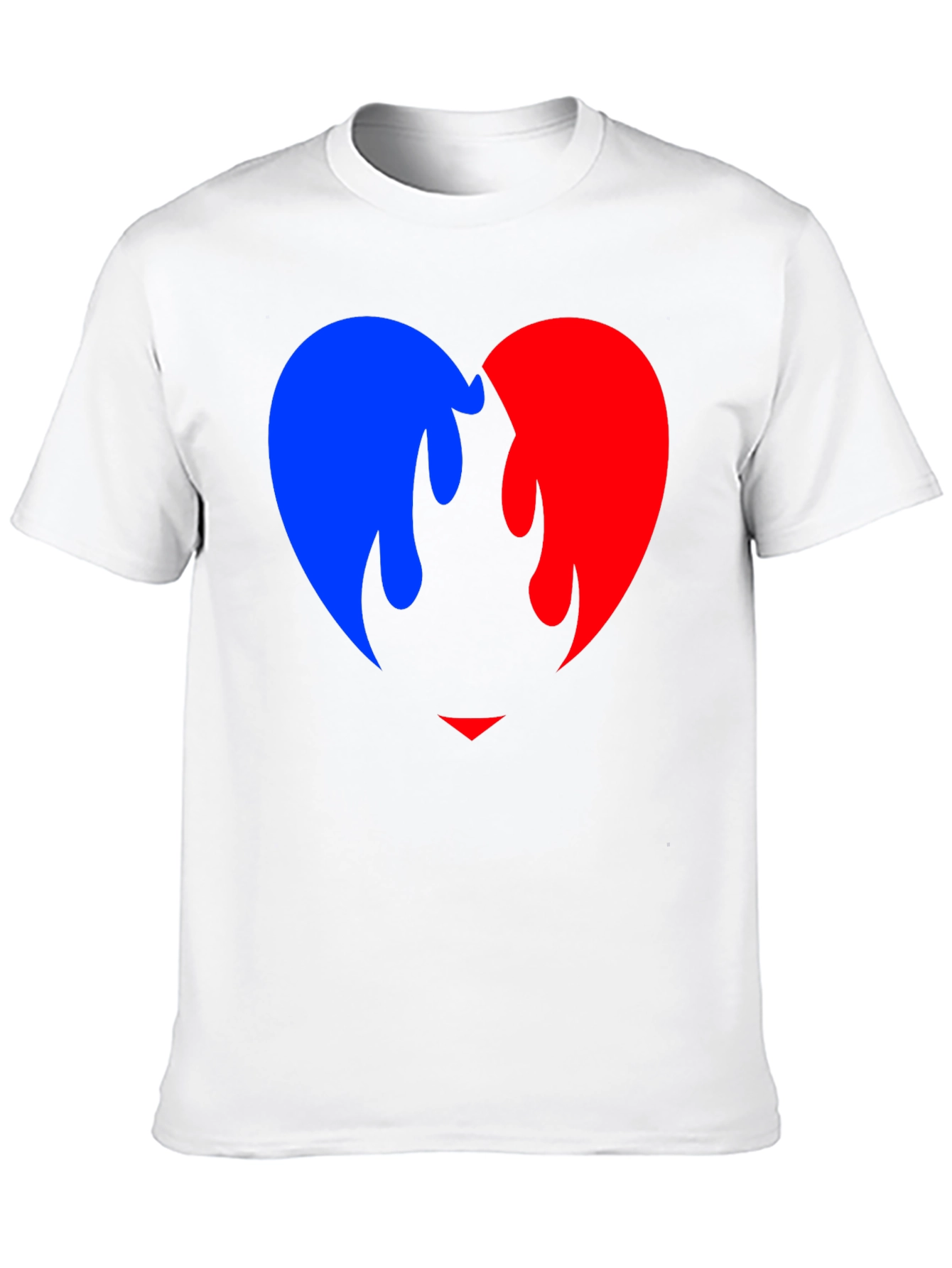 Flaming Heart Graphic Black T-Shirt