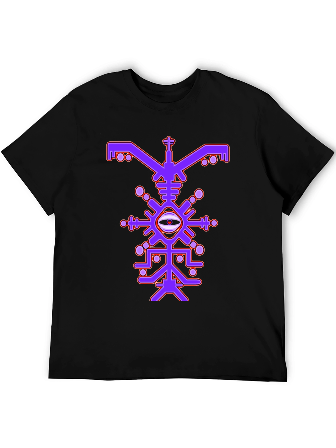 Eye Symbol Graphic Black T-Shirt