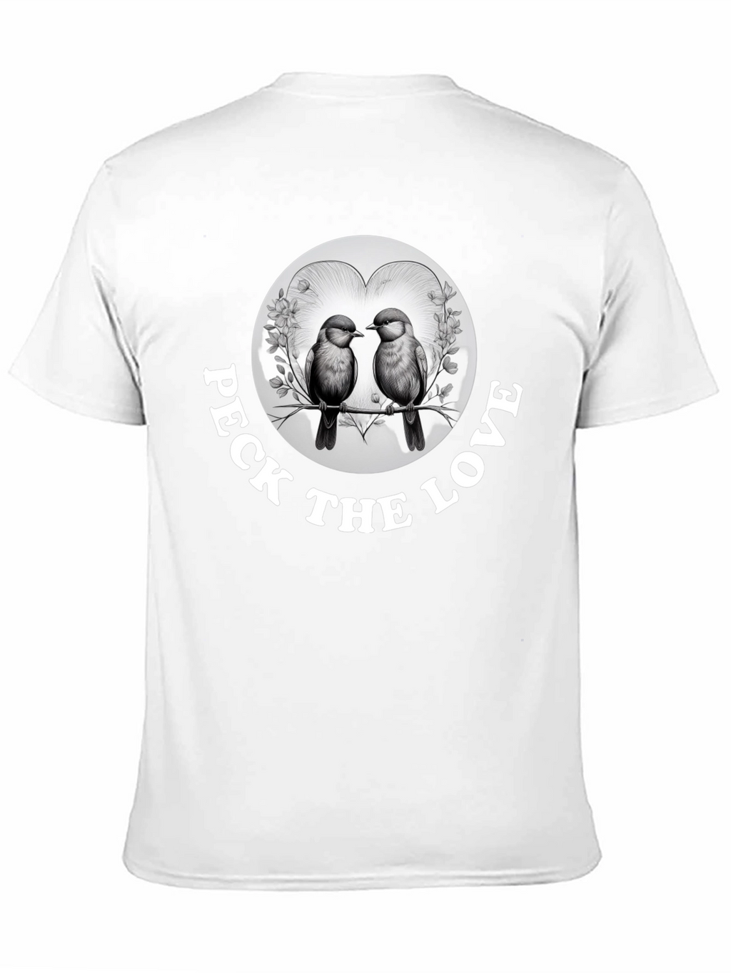 Peck the Love Graphic Tee - Bird Lovers Gift