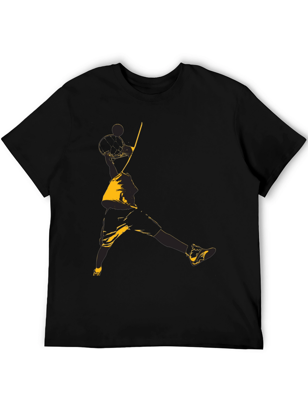 Black Basketball Graphic Tee