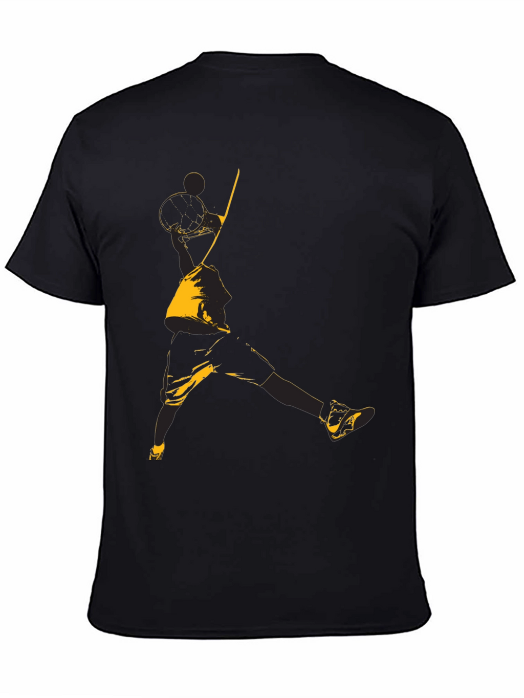 Black Basketball Graphic Tee