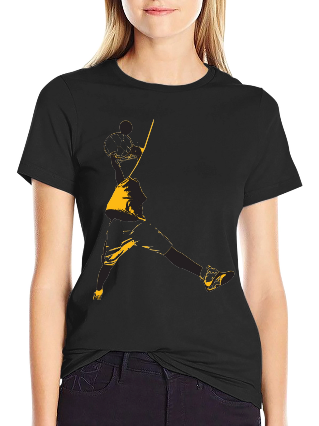 Black Basketball Graphic Tee