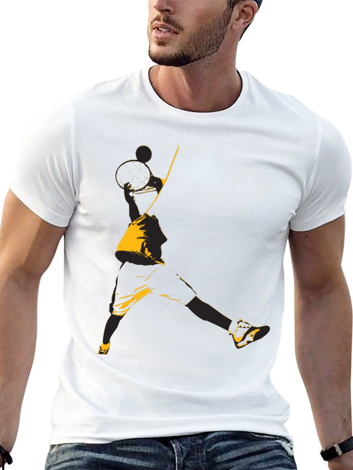 Black Basketball Graphic Tee