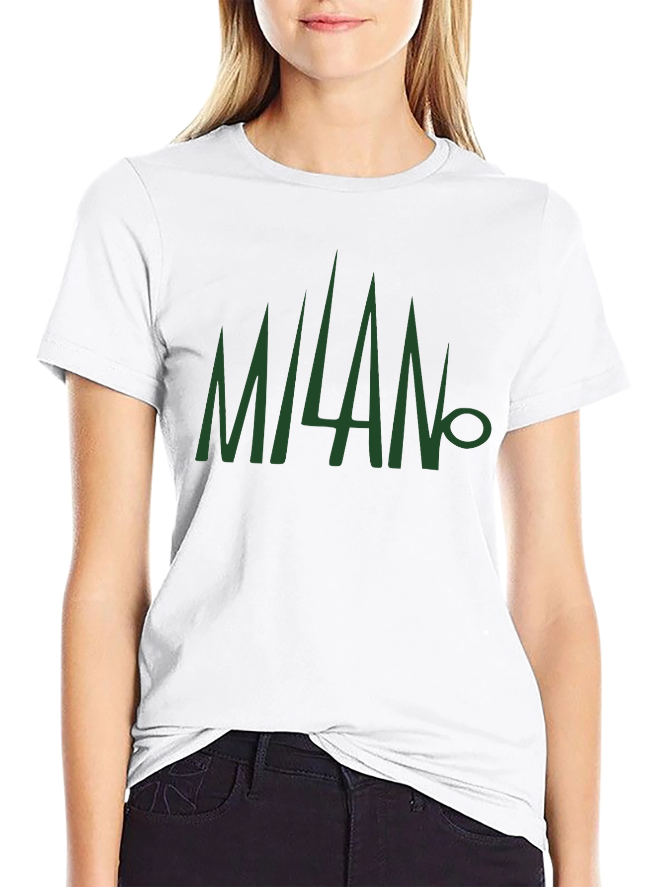 Milan Graphic Tee - Black Casual Style