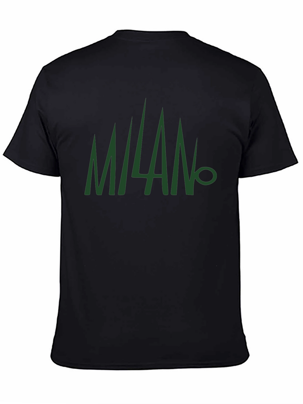 Milan Graphic Tee - Black Casual Style