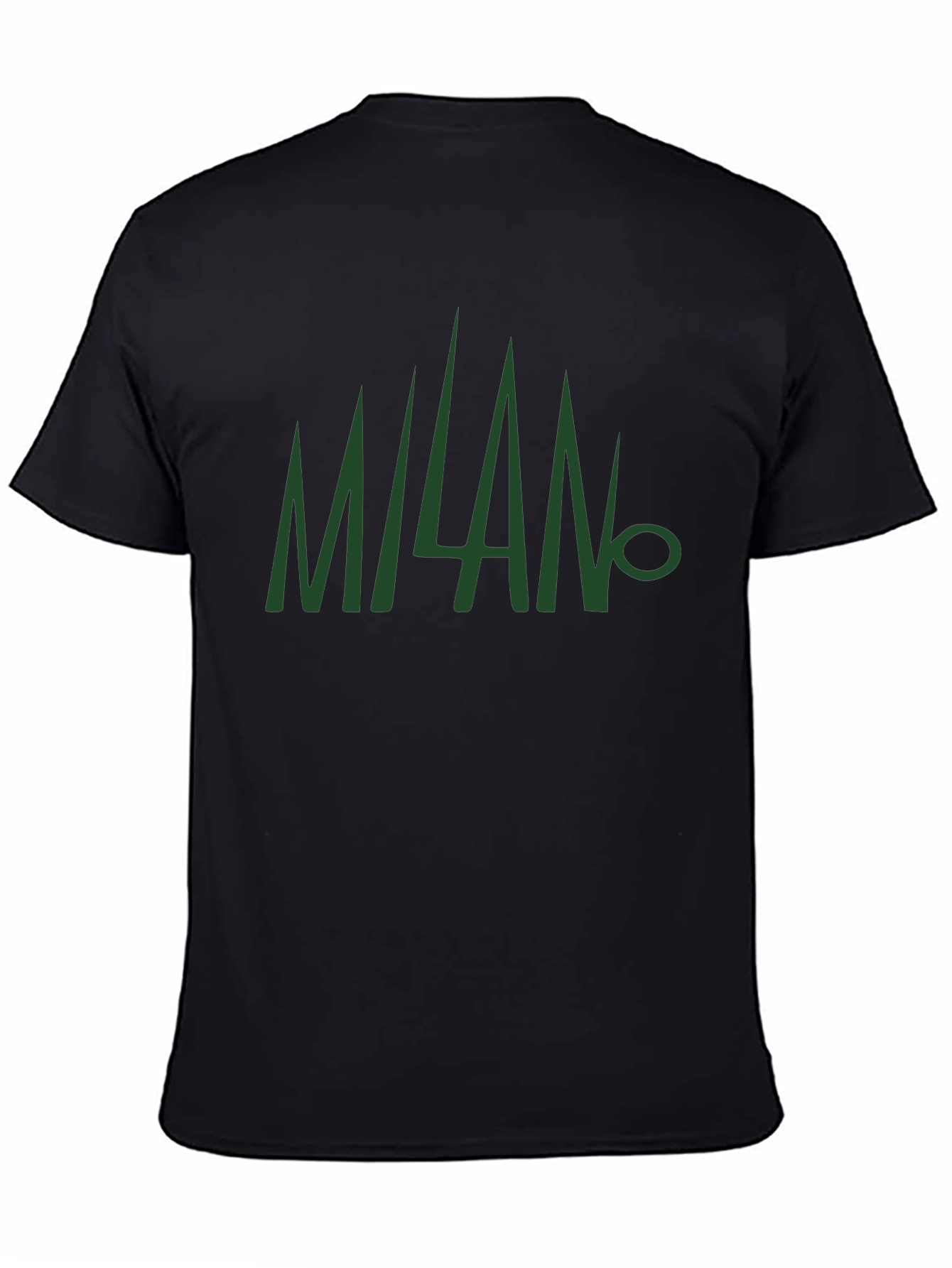 Milan Graphic Tee - Black Casual Style