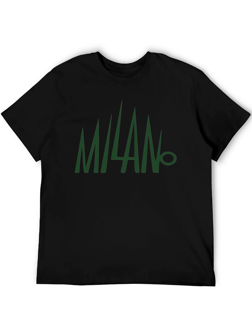 Milan Graphic Tee - Black Casual Style