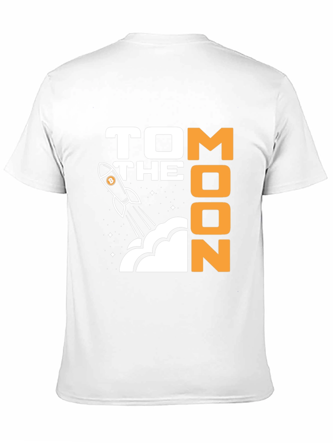 To the Moon Crypto T-Shirt - Bitcoin Rocket Graphic Tee