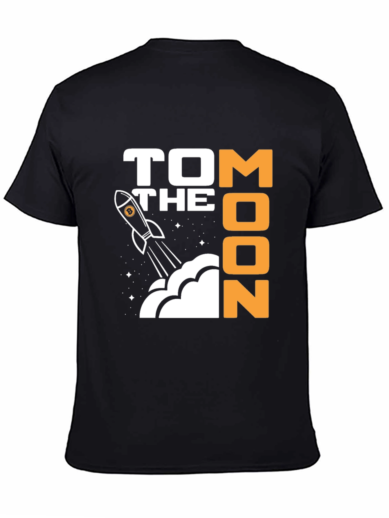 To the Moon Crypto T-Shirt - Bitcoin Rocket Graphic Tee