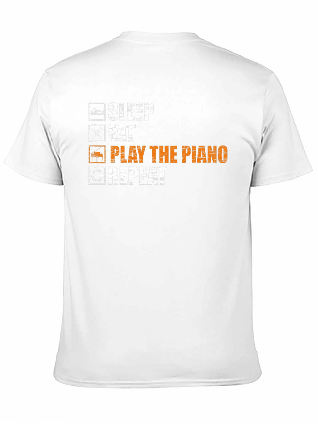 Sleep Eat Play Piano Repeat T-Shirt