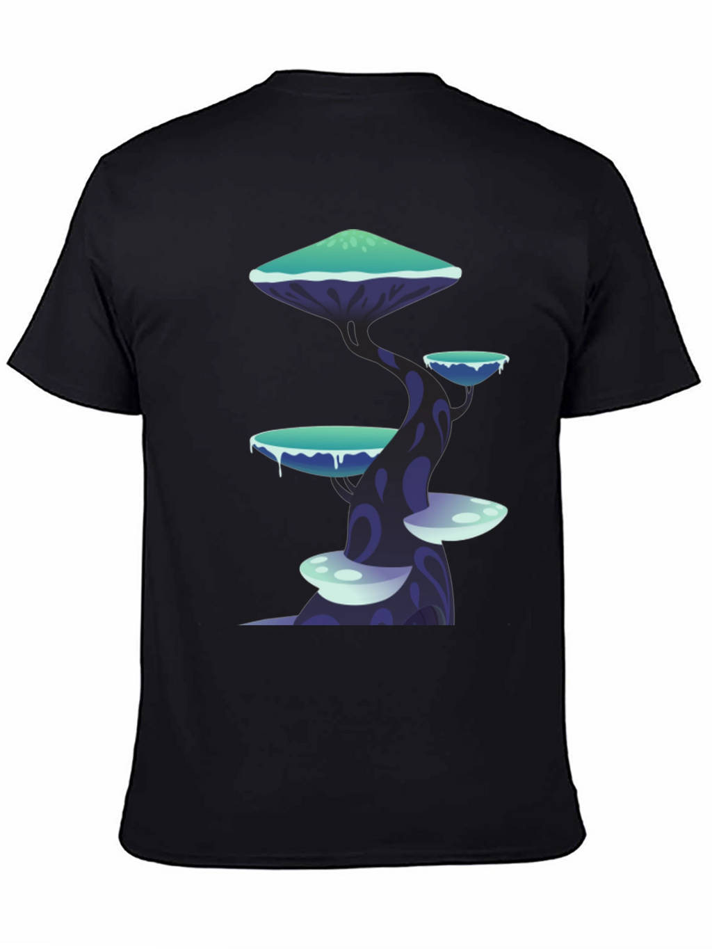 Fantasy Mushroom Tree Graphic Tee