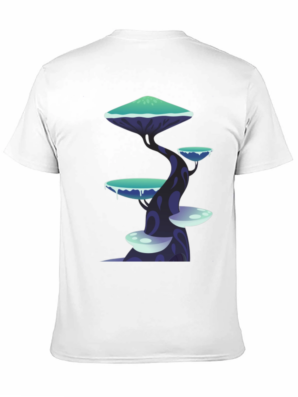 Fantasy Mushroom Tree Graphic Tee