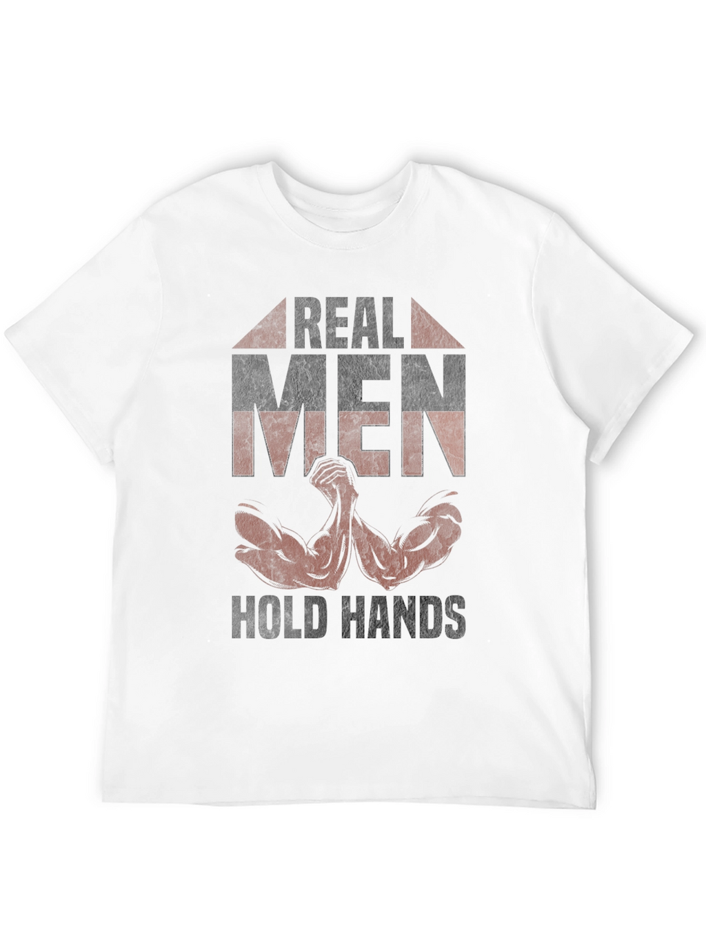Real Men Hold Hands Graphic Tee