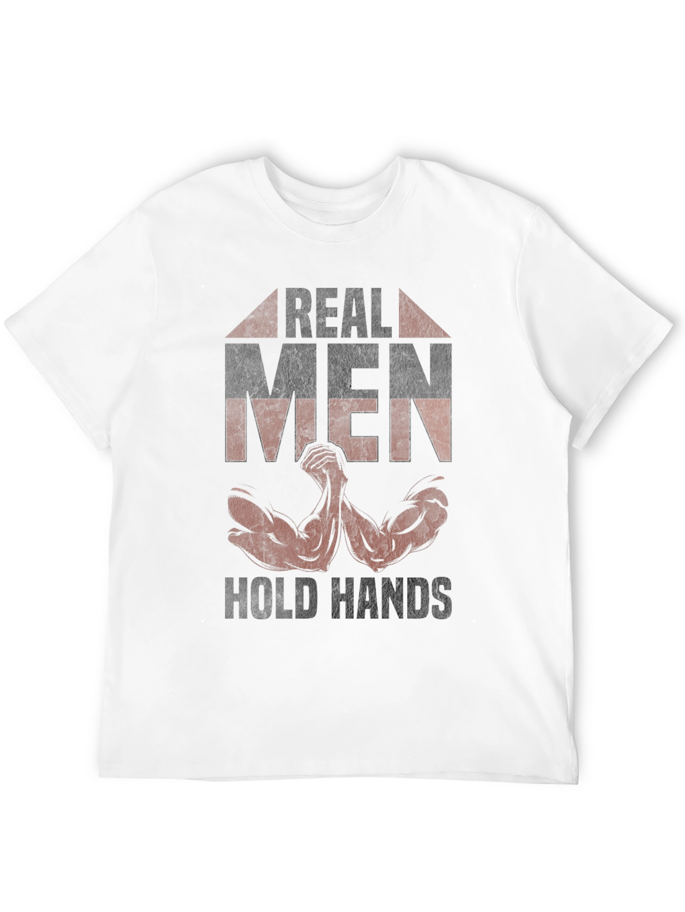 Real Men Hold Hands Graphic Tee