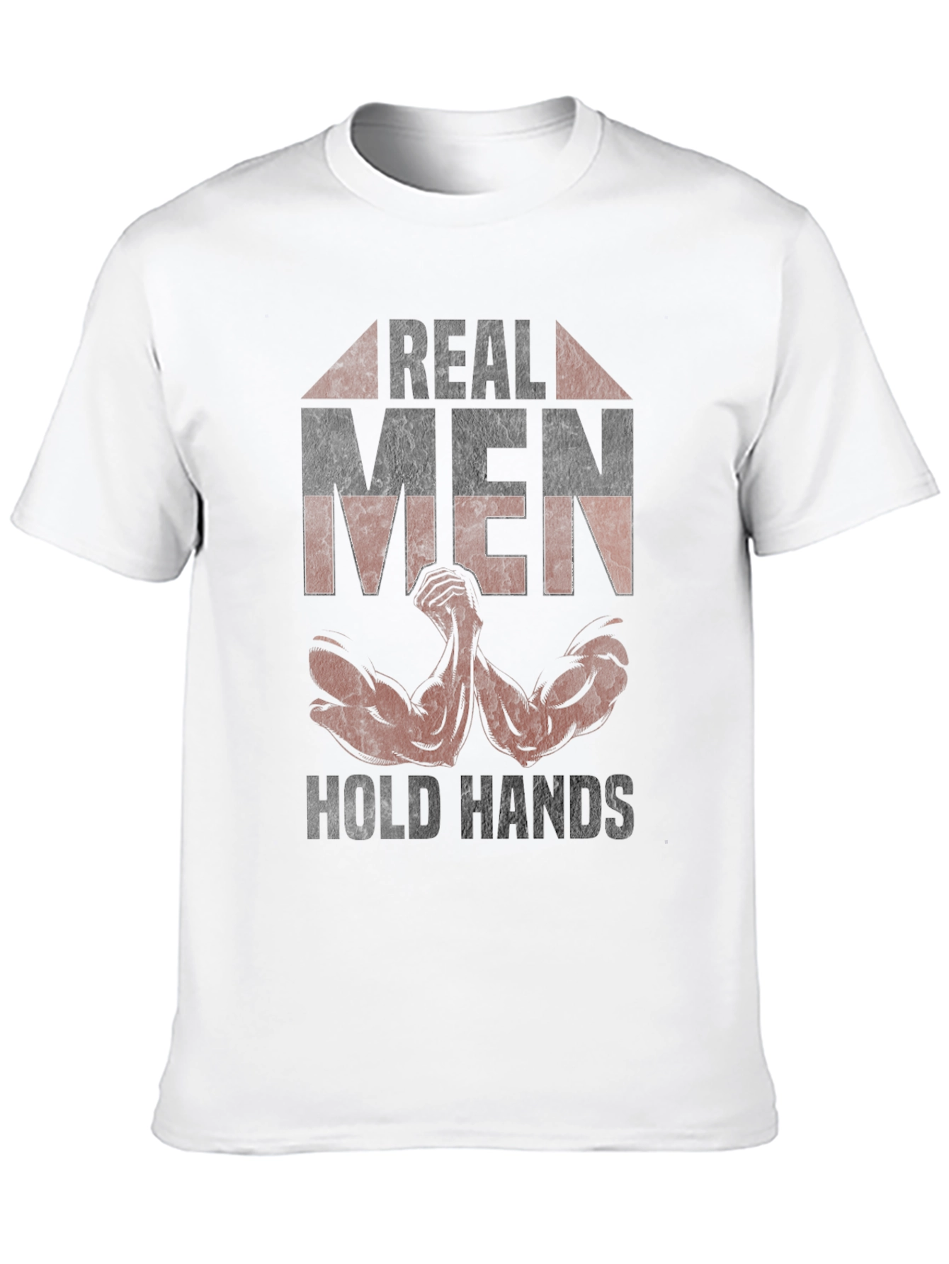 Real Men Hold Hands Graphic Tee