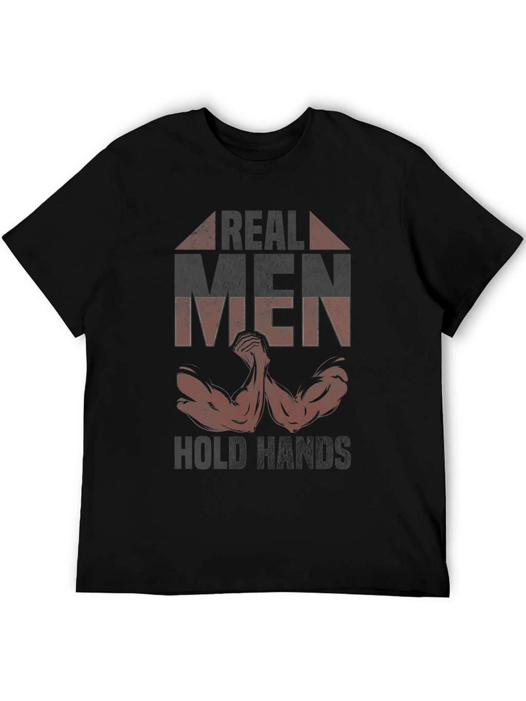 Real Men Hold Hands Graphic Tee